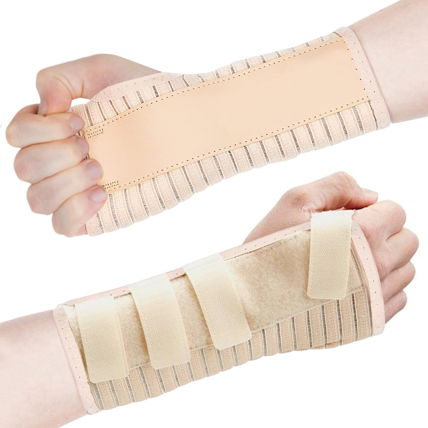 Pure Health Premium Wrist Support Brace - Carpal Tunnel Splint - Relieves Wrist Pain, Sprains, Tendonitis and RSI Adjustable Compression for Optimal Support - Ideal for Men Women (S, Right)