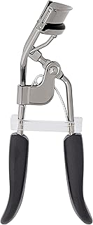 e.l.f. Pro Eyelash Curler, Strong, Contoured, Eye-Opening, Voluminous Lashes, Includes Additional Rubber Replacement Pad, Silver