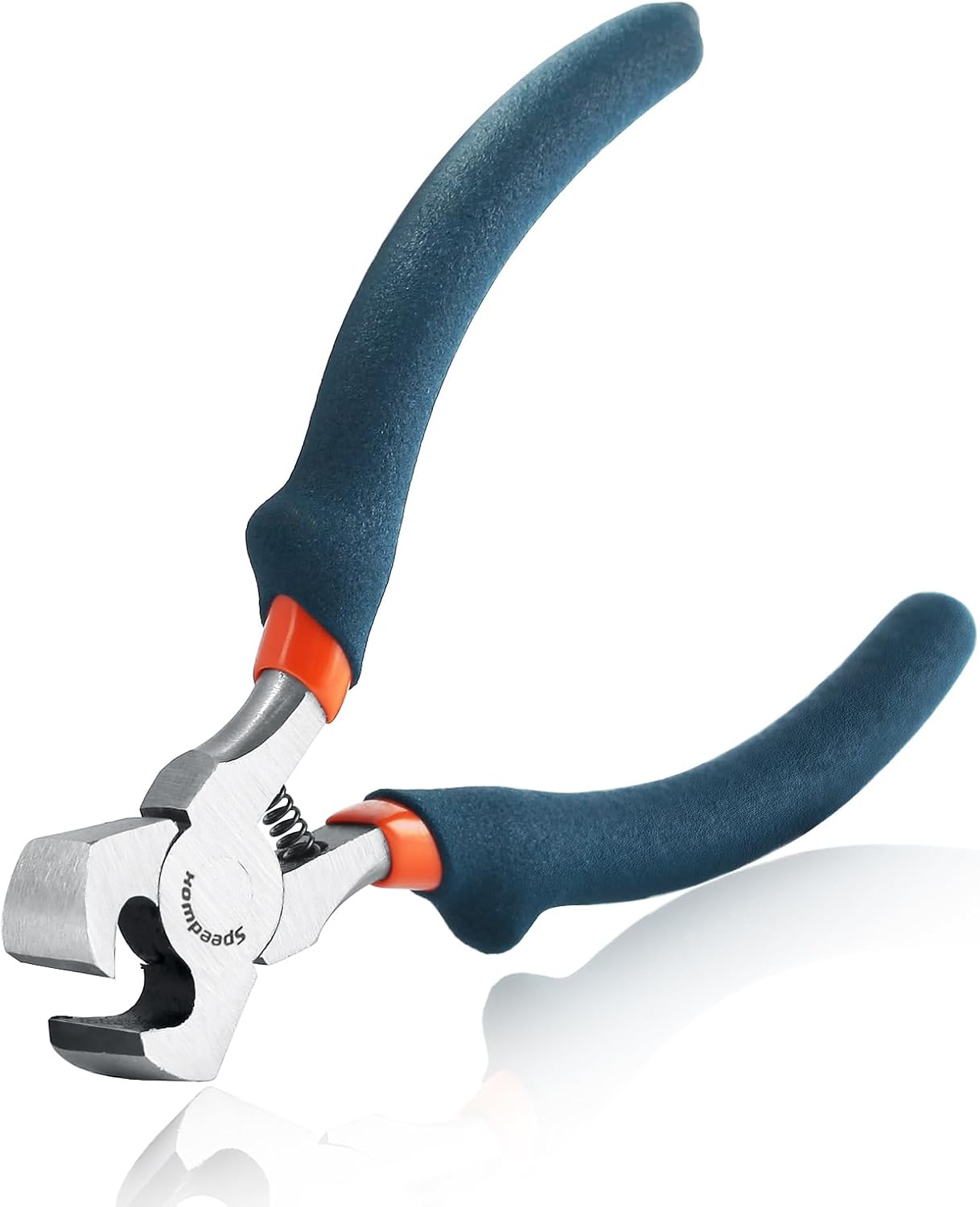 SPEEDWOX Mini End Cutting Pliers 4 Inches End Nippers Small Jewelry Making Pliers Convex Shoulder Thin Precision Wire Cutters Fine Pliers Micro Shoes Repair Tool Pull Nails Beading Hobby Work Craft