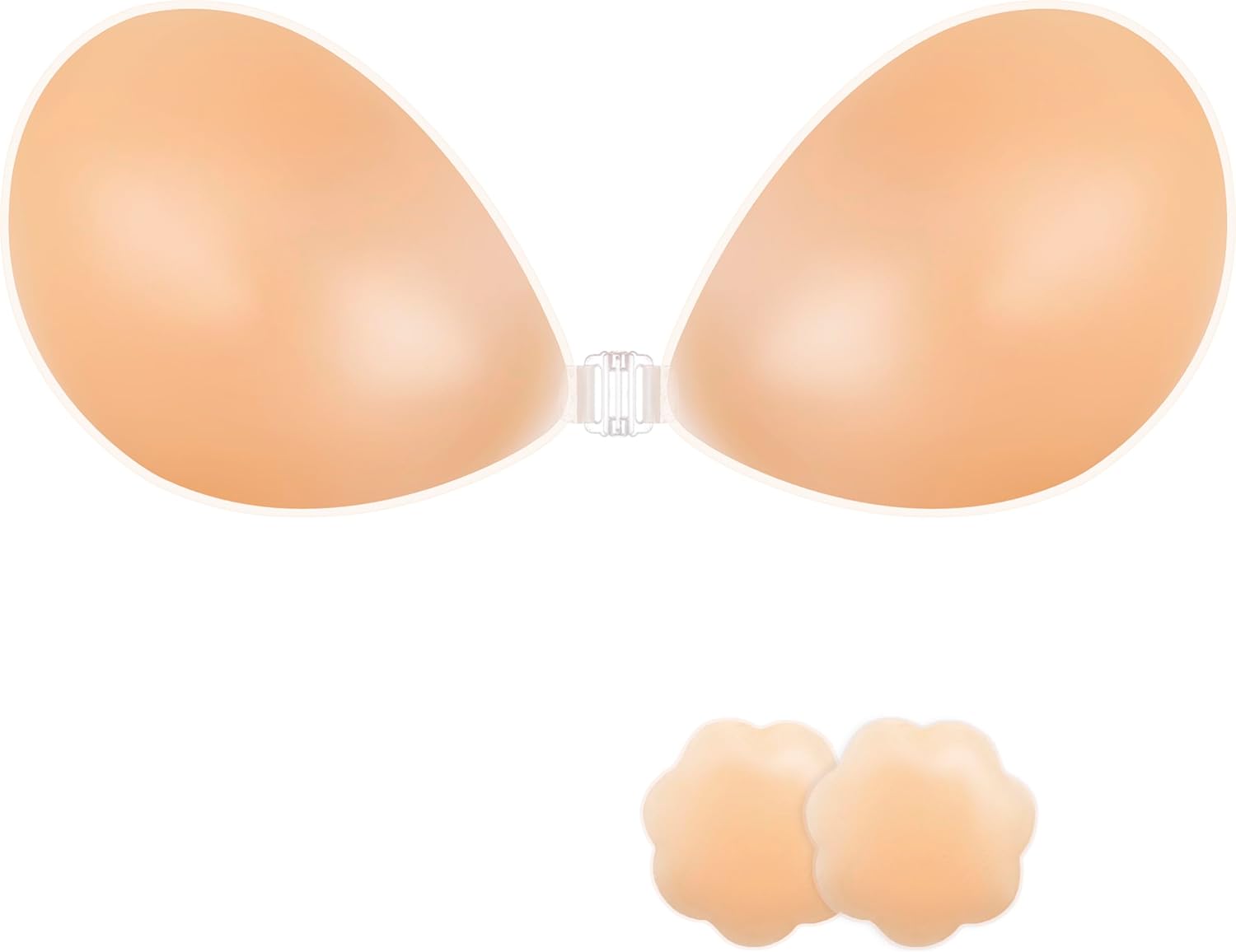 Adhesive Bra Strapless Sticky Invisible Push up Reusable Silicone The Best Off Backless Viscous for Women