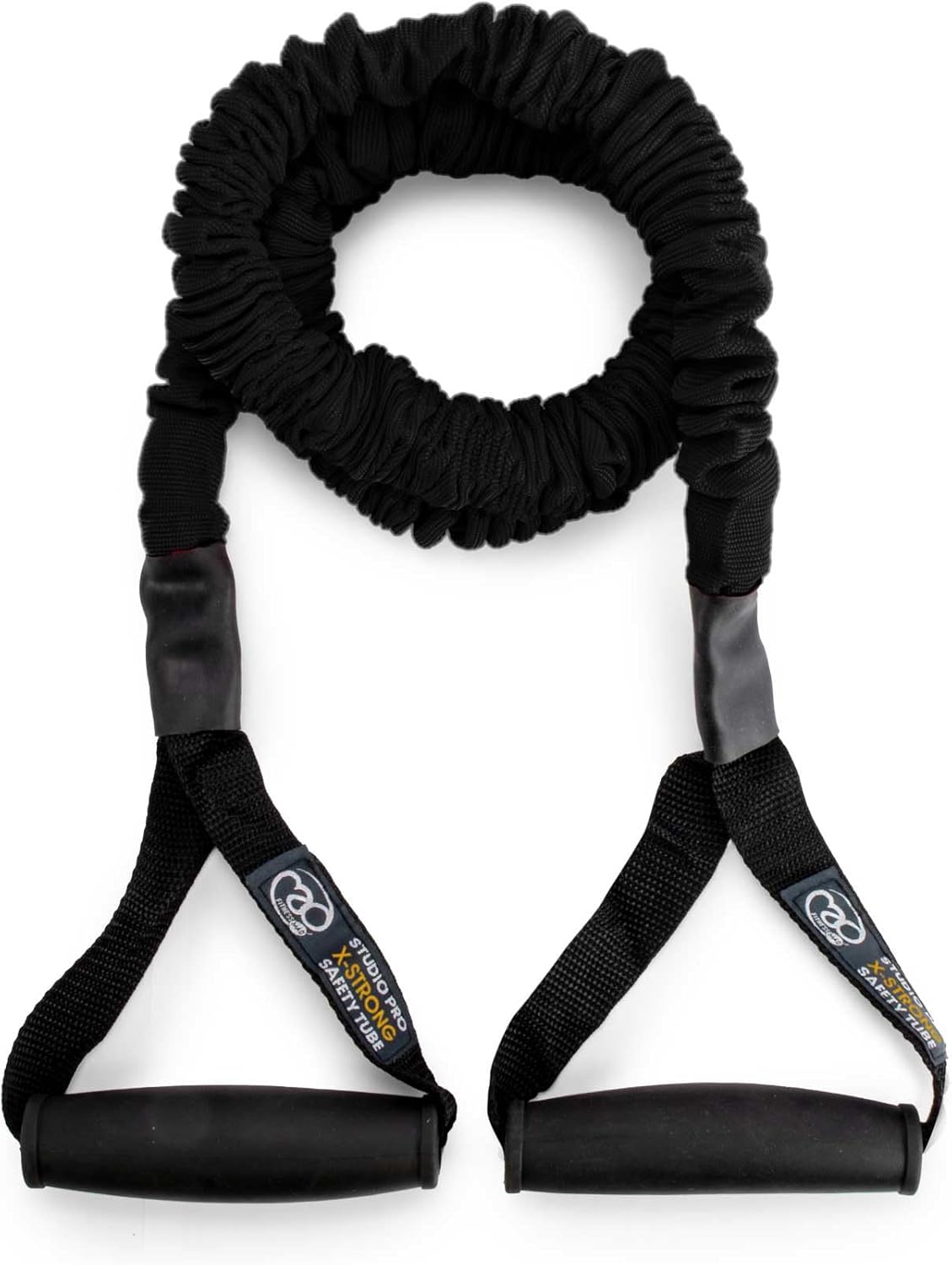 Fitness Mad Safety Resistance Trainer, Resistance Band, Heavy Duty Exercise Tubes for Home Workouts, 4 Resistance Levels: Light to Extra Strong