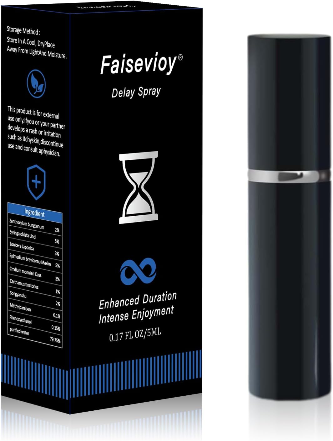 Faisevioy Delay Spray for Man Longer Sex-Last Longer in Bed-Best Mens Delay Spray-0.17FL OZ
