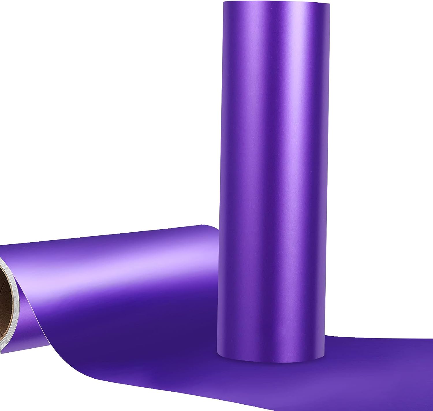 Matte Metallic Purple Adhesive Vinyl Roll Craft Vinyl for Signs Letters 12"x6ft