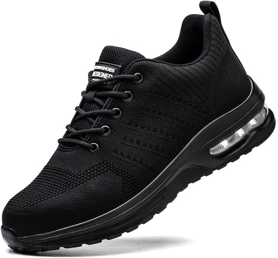 Rona Shoes Safety Shoes Safety Trainers Steel Toe Cap Trainers Work Shoes Steel Toe Shoes Lightweight Comfortable Stylish Non Slip for Men Women Ladies