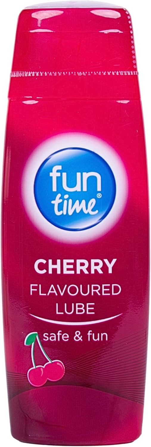 Fun Play Time Cherry Flavoured Sex Lube Lubricant Water Based Gel Edible Sex Aid 75ml