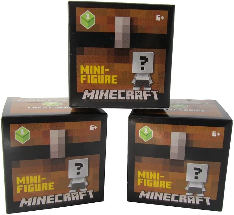 Minecraft Unlimited Mini Figure Chest Series 1 (3 Blind Boxes)