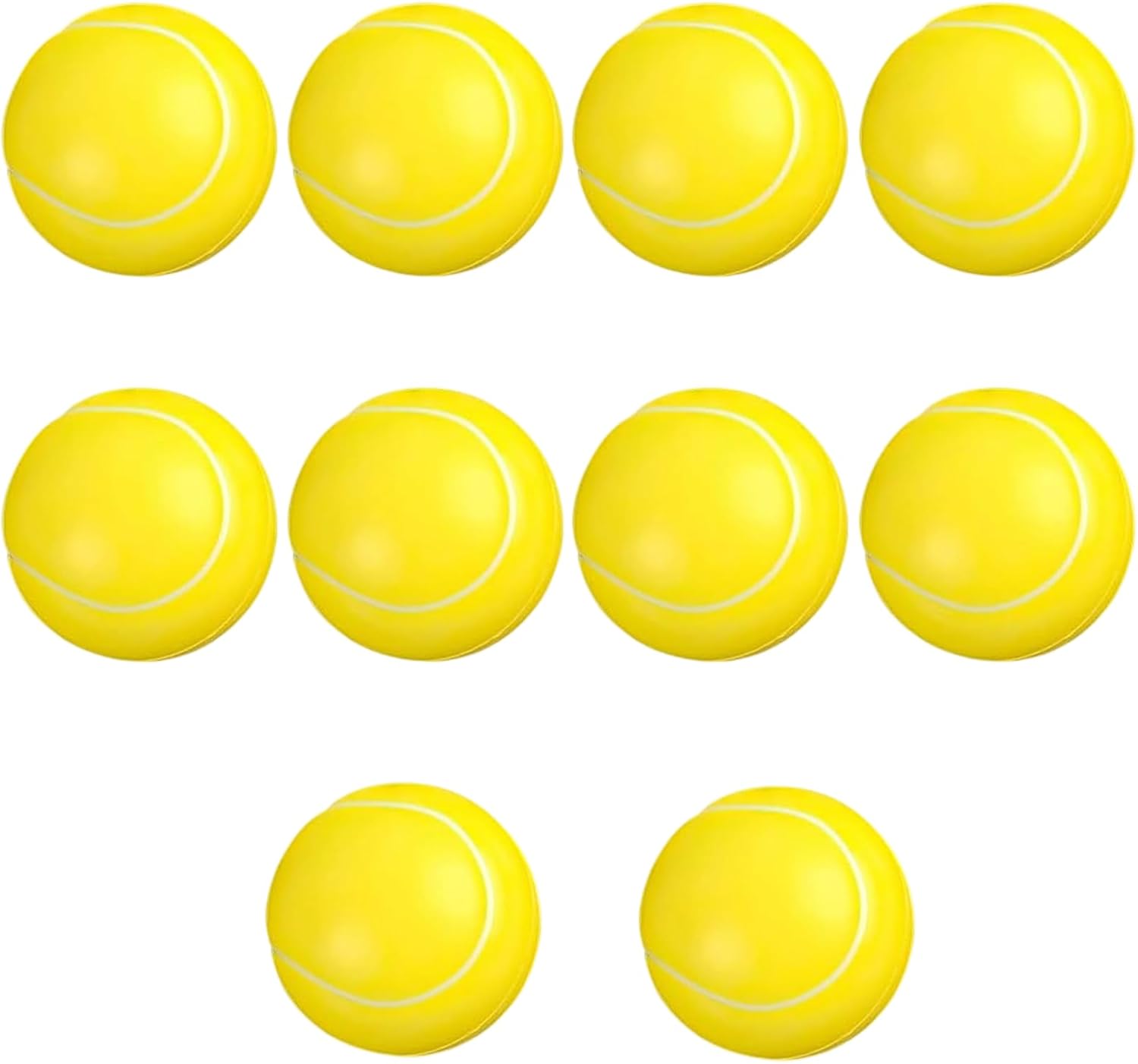 Sponge Ball, Foam Tennis Balls, Yellow Mini Foam Balls For Kids' Games Indoor Outdoor Sports For Kids Boys & Girls
