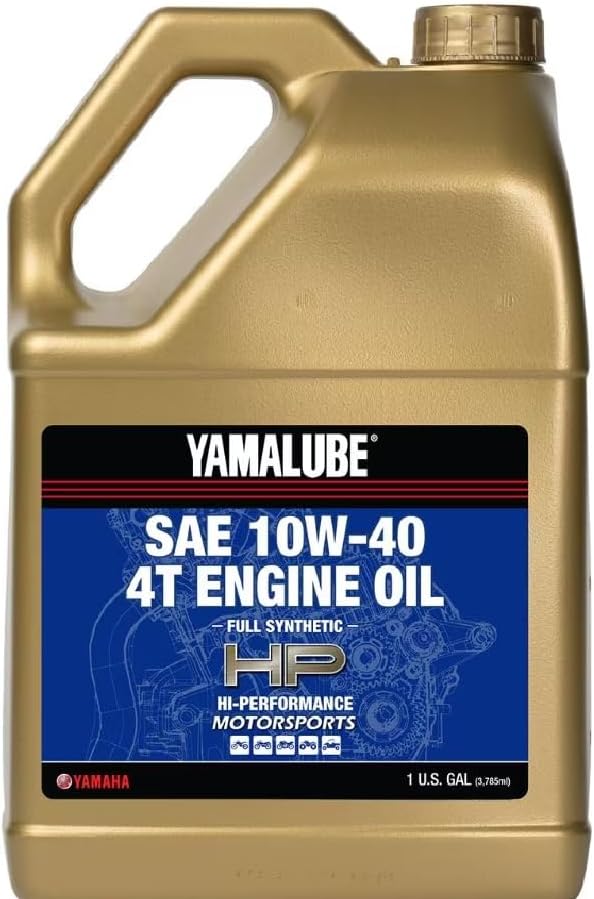 Yamaha Yamalube Hi Performance Full Synthetic 4T Engine Oil- 1 Gallon, #LUB-10W40-FS-04