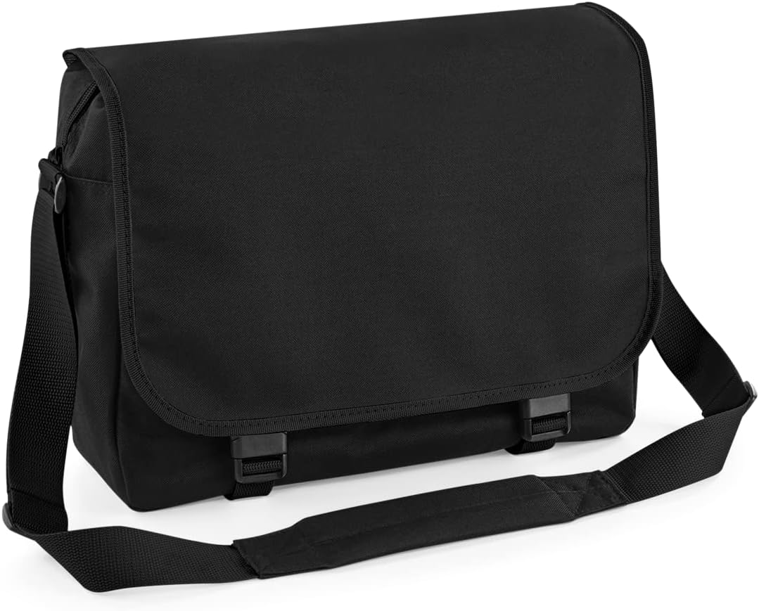 BagBase Messenger Bag - Pack of 1, Stylish & Durable Shoulder Satchel