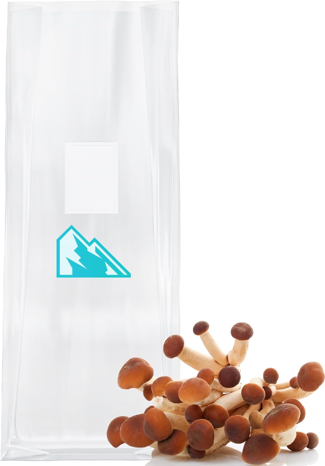 Lightning Bags | Mushroom Grow Bags (10 Pack) | Dual-Sided Filter Patch 0.5 Micron | 10" x 5.5" x 26" | Autoclavable | 3 Mil Thickness | XLS Large Size