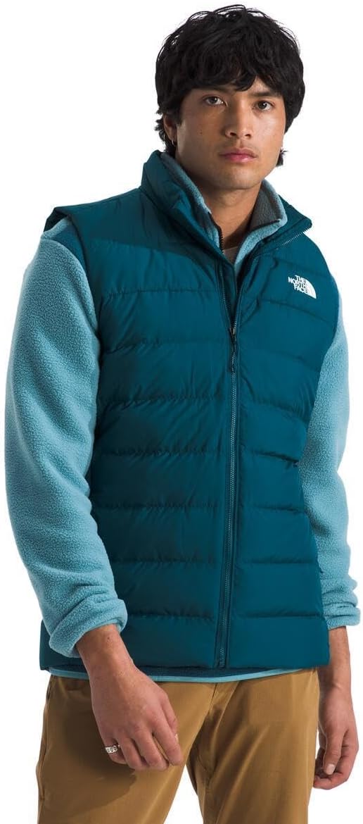 THE NORTH FACE Men's Aconcagua 3 Insulated Vest | Wind Resistant, Water Repellent, 600 Fill Waterfowl Down Insulation