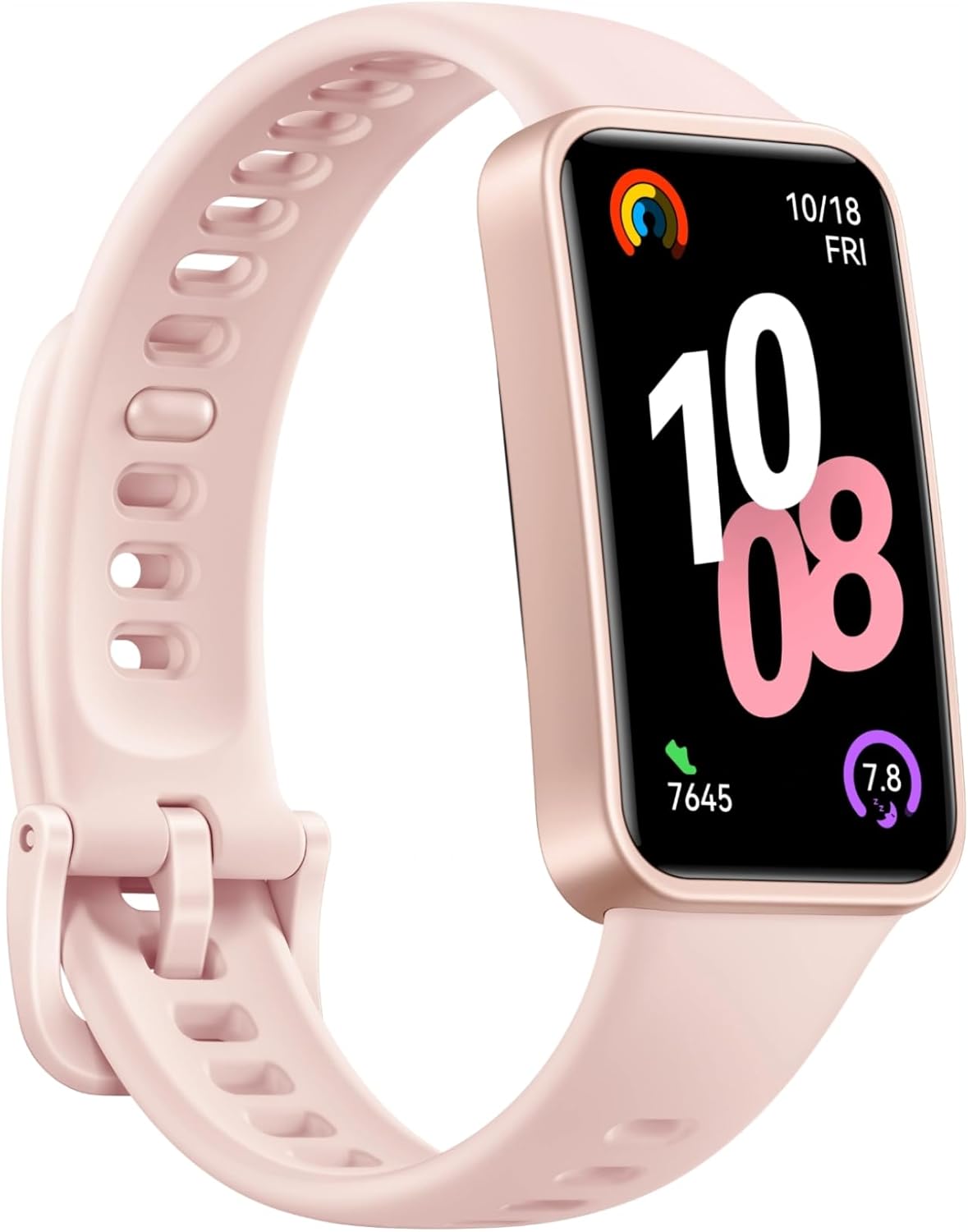 HUAWEI Band 10 Smartwatch Aluminum Alloy Case up to 14 Days Battery Life iOS Android Average Sleep HRV and Sleep Insights with an AI-Powered Fitness Monitoring Tracker Sleep Breathing (Pink)