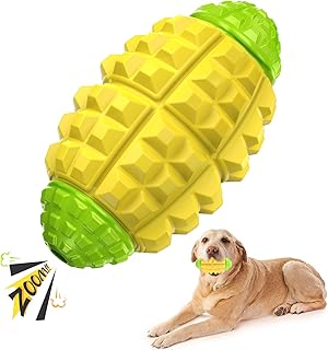Tough Dog Toys for Aggressive Chewers Large Breeds, Dog Chew Toys for Aggressive Chewers, Durable Dog Toys for Large Dogs, Squeaky Dog Toys, Interactive Dog Toys to Keep Them Busy, Dog Ball