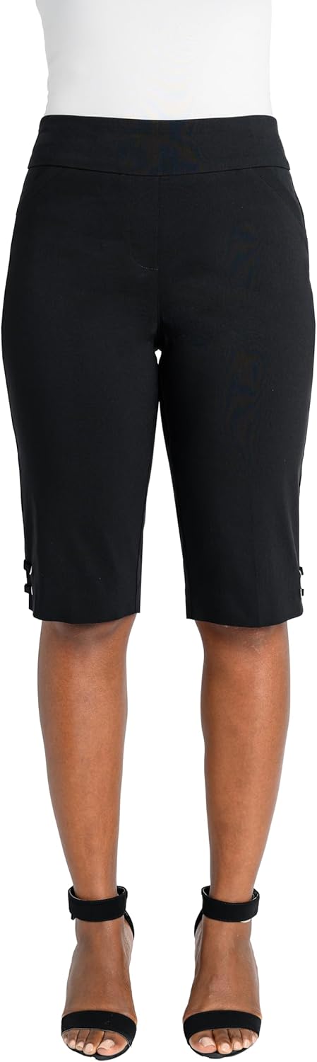 Briggs New York Women's Pull on Lace Up Hem Skimmer