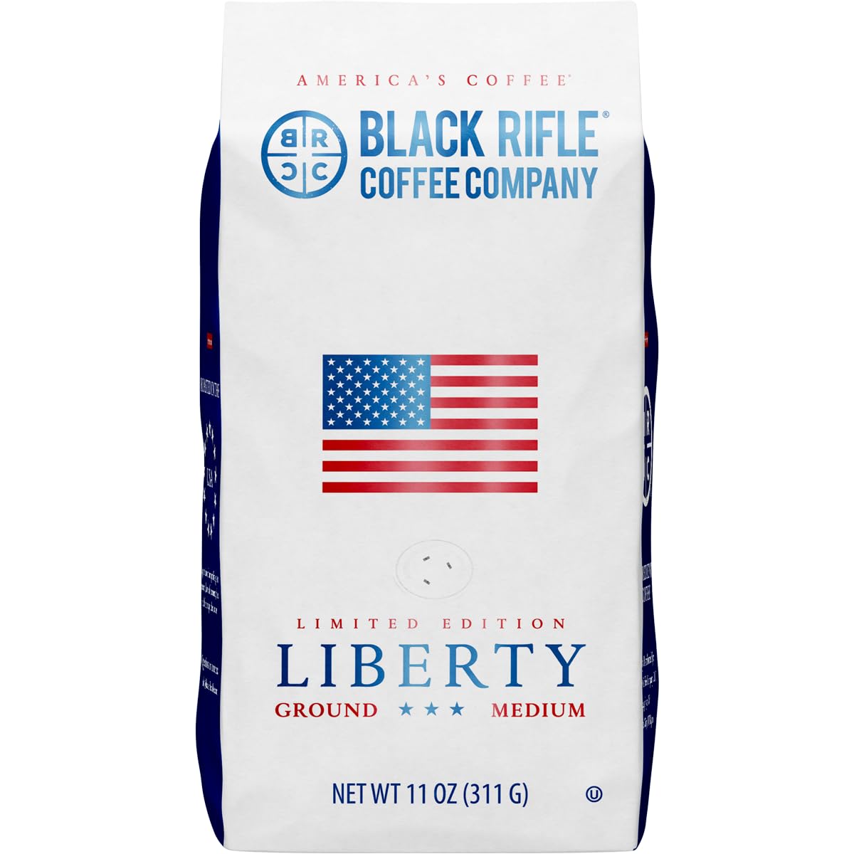 Black Rifle Coffee Medium Roast Ground Coffee Liberty Roast 11 oz