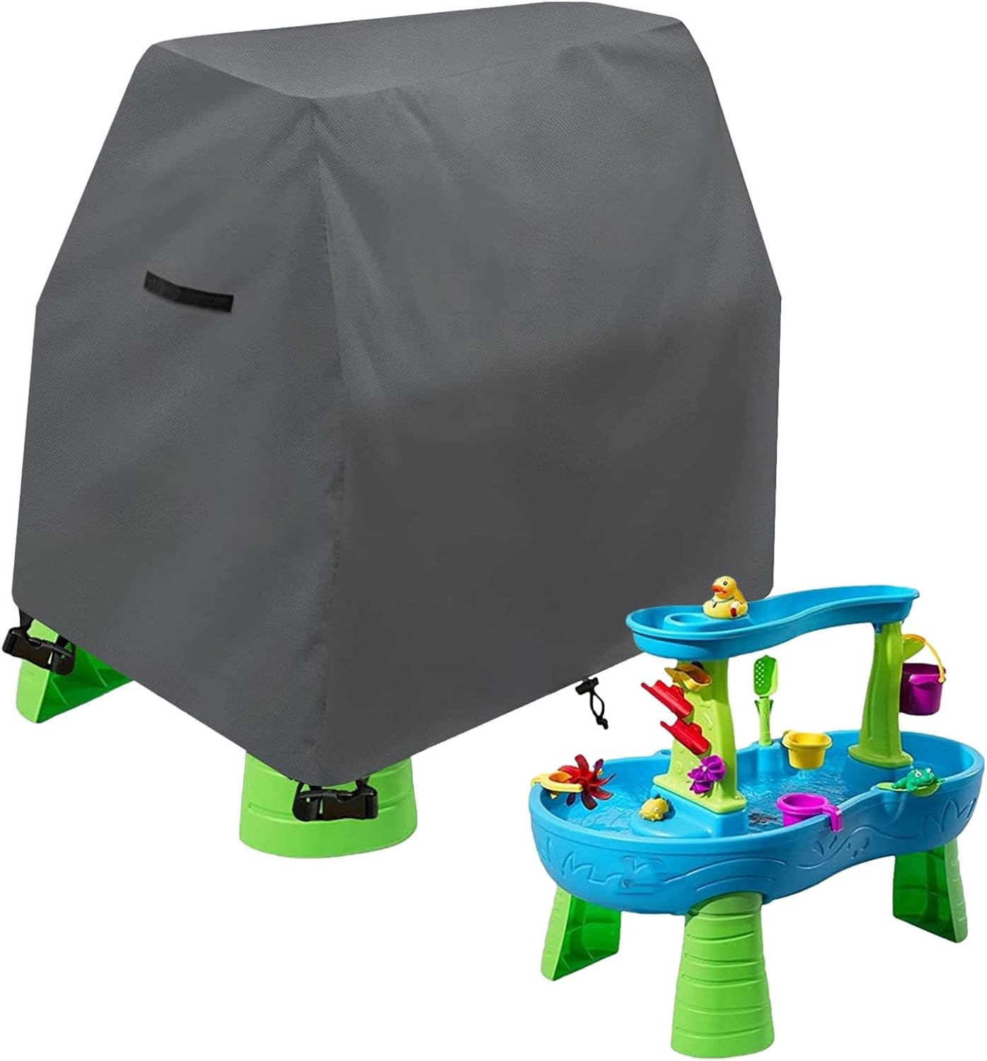Water Table Cover Step-2, Kids Water Table Cover, Water Table Accessories,Rain Showers Splash Pond Water Table Accessories, Waterproof Dustproof Anti-UV Outdoor Toys Cover (Cover Only)