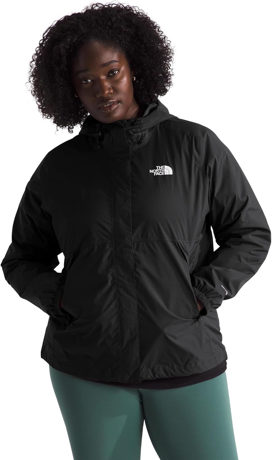 THE NORTH FACE Women's Antora Waterproof Jacket (Standard & Plus Size) | Breathable Rain Coat With Hood & Alpine Zip Pockets