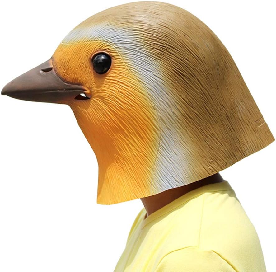 PartyHop - Robin Bird Mask - Latex Halloween Party Cosplay Costume for Kids and Adult