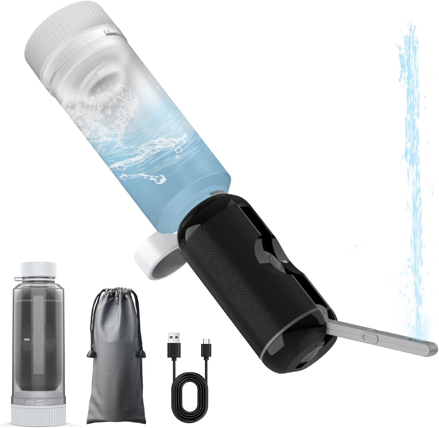 VITCOCO Portable Bidet, Rechargeable Mini Handheld Personal Travel Bidet, 2 Pressure Modes Electric Toilet Sprayer for Personal Hygiene Clean, Baby Wash, Soothing Postpartum Care, Hemmoroid Treatment