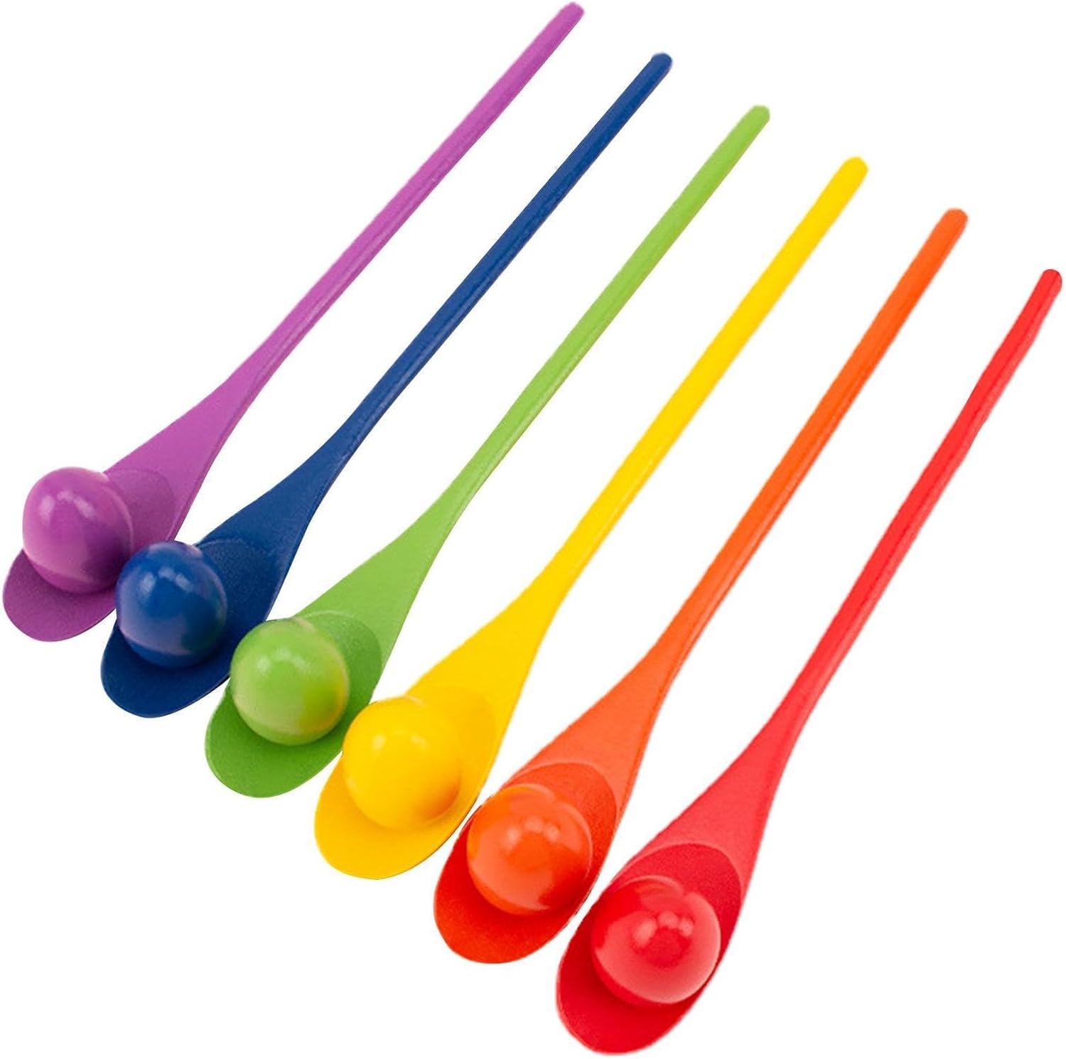 Egg Spoon Set - Fun Outdoor Sports Toys for with Cute Wooden Spoons and Eggs | Perfect for Sporting Days and Garden Games, Equipment