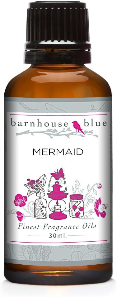 Barnhouse Blue Mermaid 30ml Premium Fragrance Oil - for Candle, Soap Making, Aromatherapy, Diffusers, Home Care, & Humidifiers