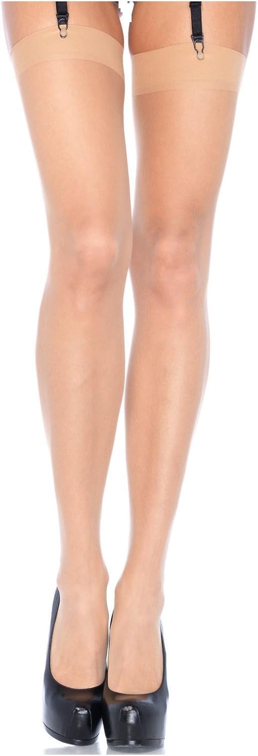 Mytoptrendz® Sheer Stockings Plain Top