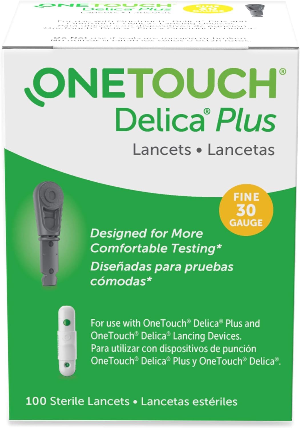 One Touch Delica 30 Gauge Lancets, 100 Count Thank you to all the patrons We hope that he has gained the trust from you again the next time the service
