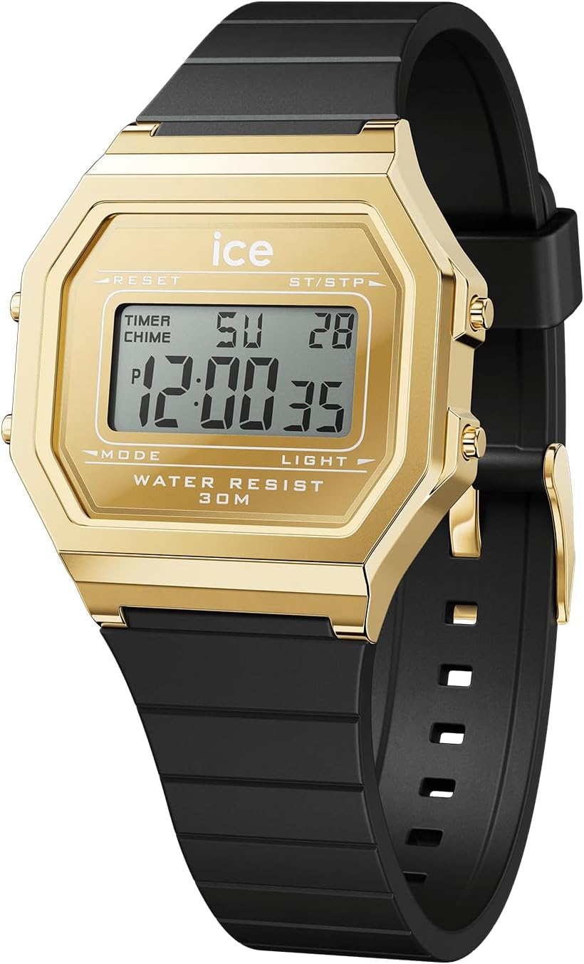 ICE-WATCH - ICE digit retro Metal - Ladies watch with silicone strap (Small)