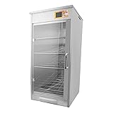 5-Shelf Electric Fan Circulated Hot Box Food Warmer Accommodating 4"D Full-size Steam Table Pans, Countertop Heated Holding Cabinet for Pizza Pretzel, Catering Warming Machine for Home Commercial Use