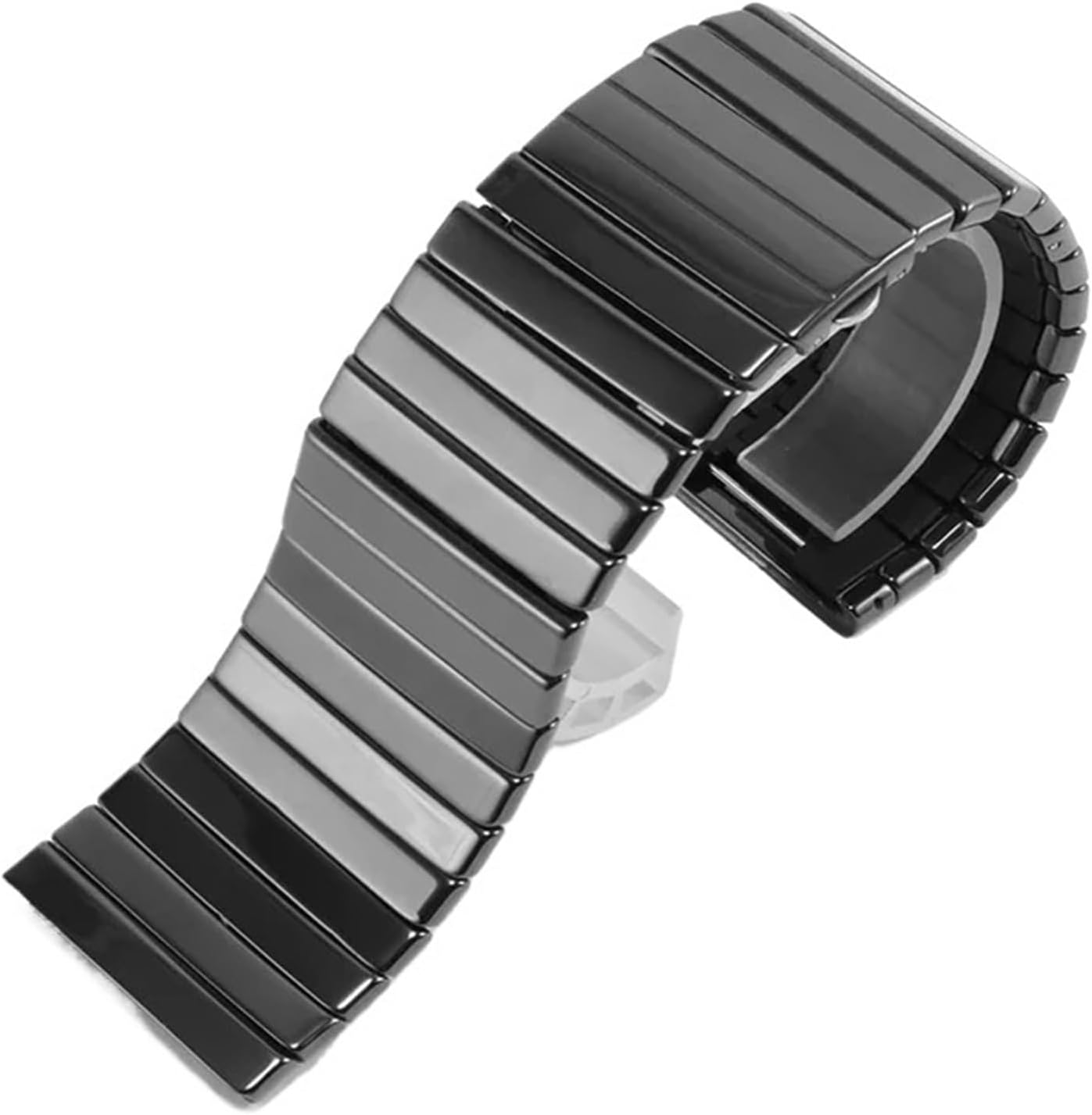 RTRCAGAKM Ceramic WatchBand Replacement Fit For Rado Fit For DIAMASTER Series Black Watch Chain Men's 27mm 35mm Watch Strap