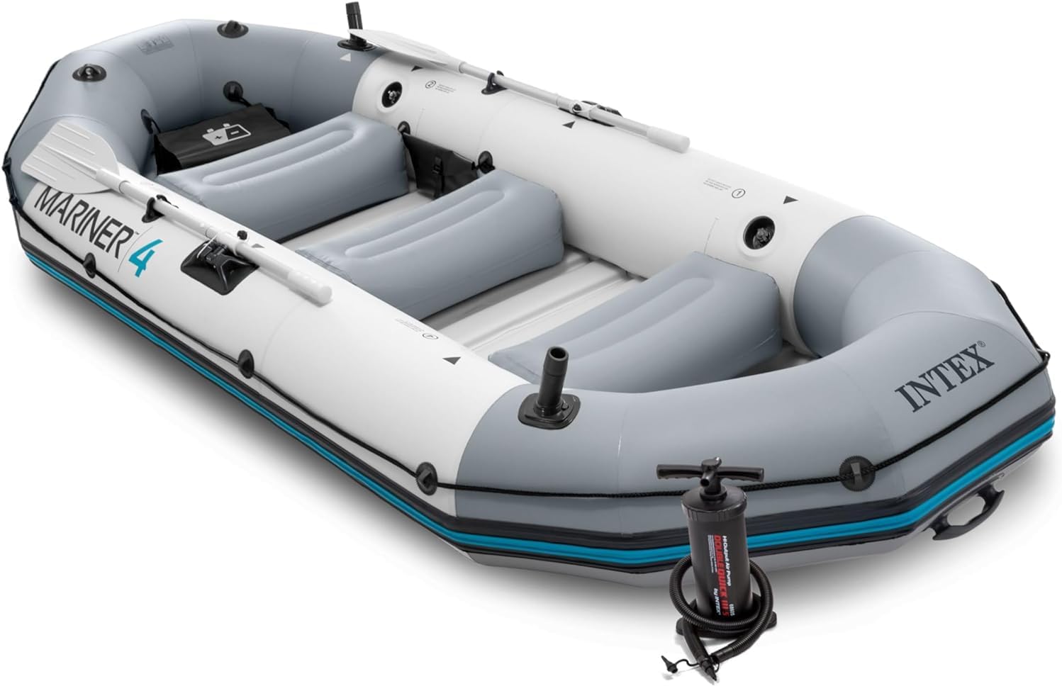 Intex Professional Series Mariner 4 Dinghy with Oars and Pump - 4 Person #68376