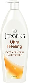 Jergens Ultra Healing Dry Skin Moisturizer, Body and Hand Lotion, for Absorption into Extra Dry Skin, 21 Ounce, with HYDRALUCENCE blend, Vitamins C, E, and B5