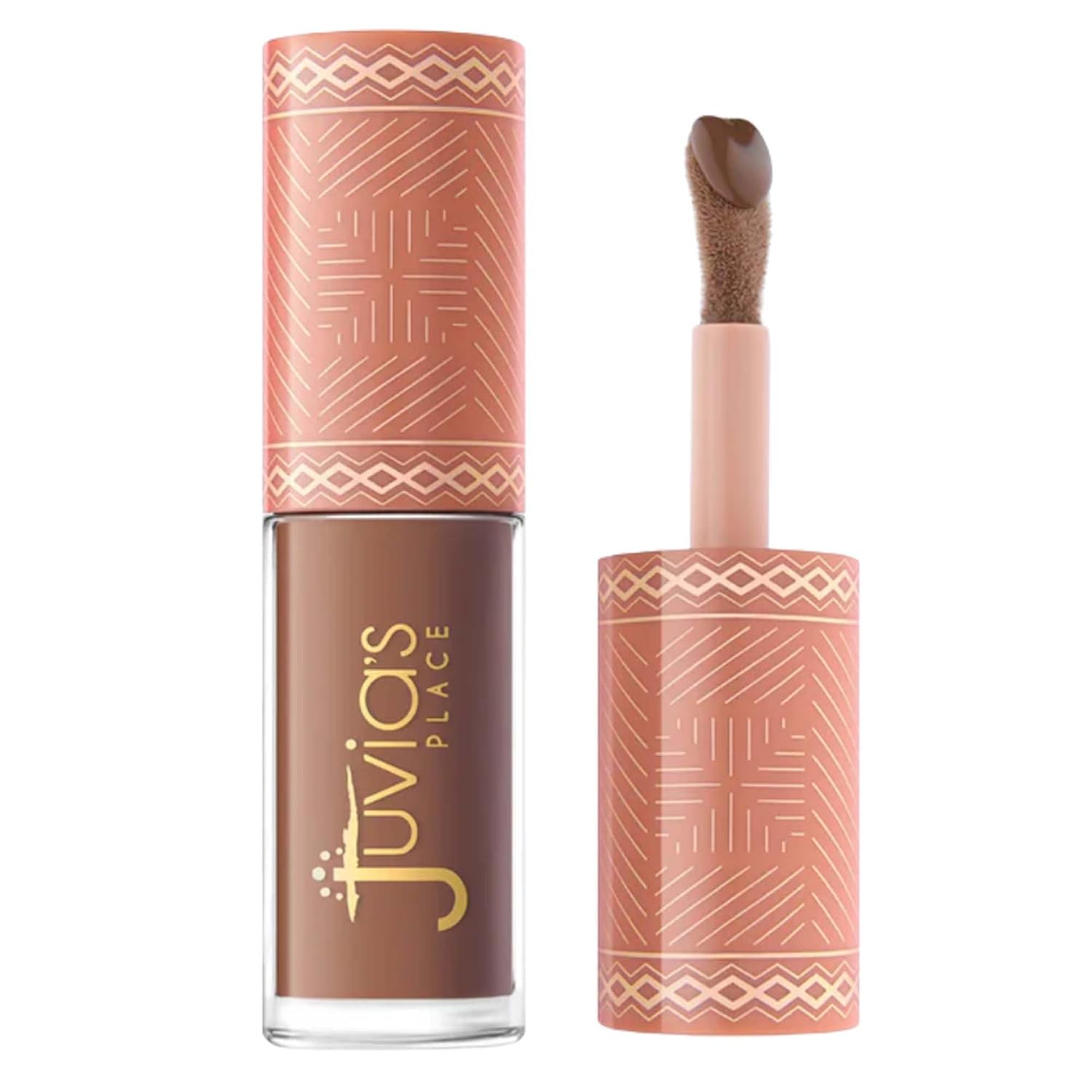 Juvia's Place Nubian Earth Lip Reflect Lip Gloss Nubian Nude - Non-sticky Lip Makeup, Hydrating Lip Gloss, Tinted Lip Gloss, Shine & Glow Lip Makeup, Beauty & Personal Care Products for Lips