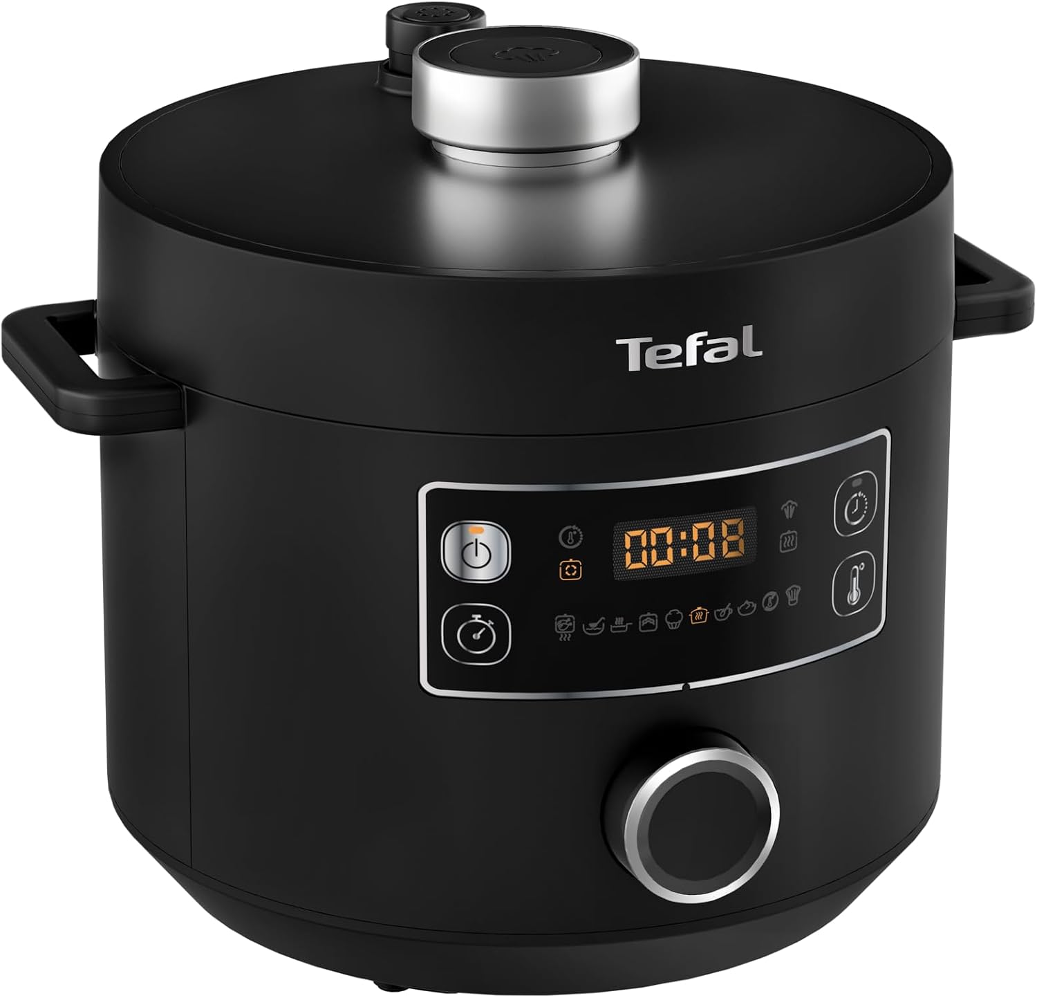 Tefal CY7548 Turbo Cuisine Multicooker | Electric Pressure Cooker | 5 Litre Capacity | 10 Cooking Programs | Patented Kitchen Bowl | Easy to Use | Recipe Book | Black