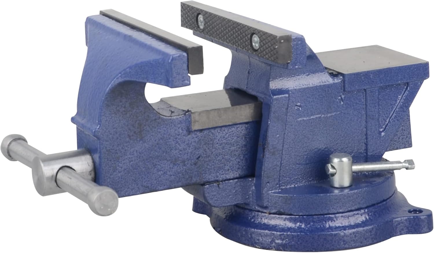 DAYUAN 4 Inches 360° Steel Bench Vice With Anvil Base - Heavy Duty Table Clamp Swivel Industrial Workshop
