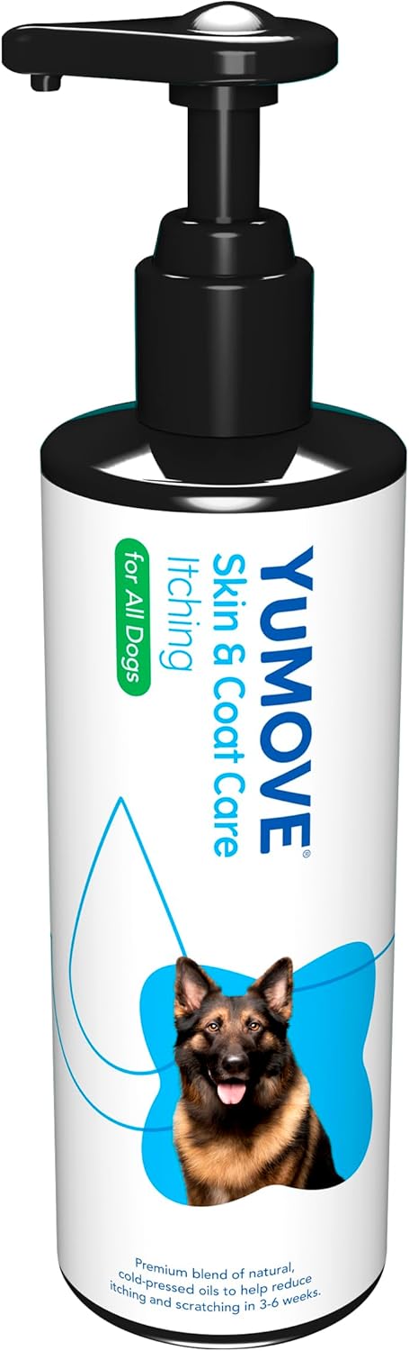 YuMOVE Skin & Coat Care Itchy Skin Soothing Supplement, Anti Itching for Dogs with Sensitive Skin and Irritation, Enriched with Salmon Oil, 500ml