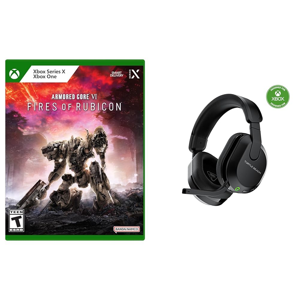 Turtle Beach Stealth 600 Gen 3 Wireless Multiplatform Amplified Gaming Headset for Xbox Series X|S, Xbox One, PC, PS5, PS4, Mobile – Bluetooth, 80-Hr Battery, AI Noise-Cancelling Mic – Black
