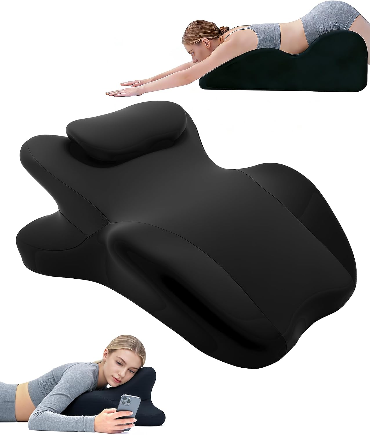 Sweet Spot Pillow,Memory Foam 27°Ergonomic Wedge Pillow for Couples