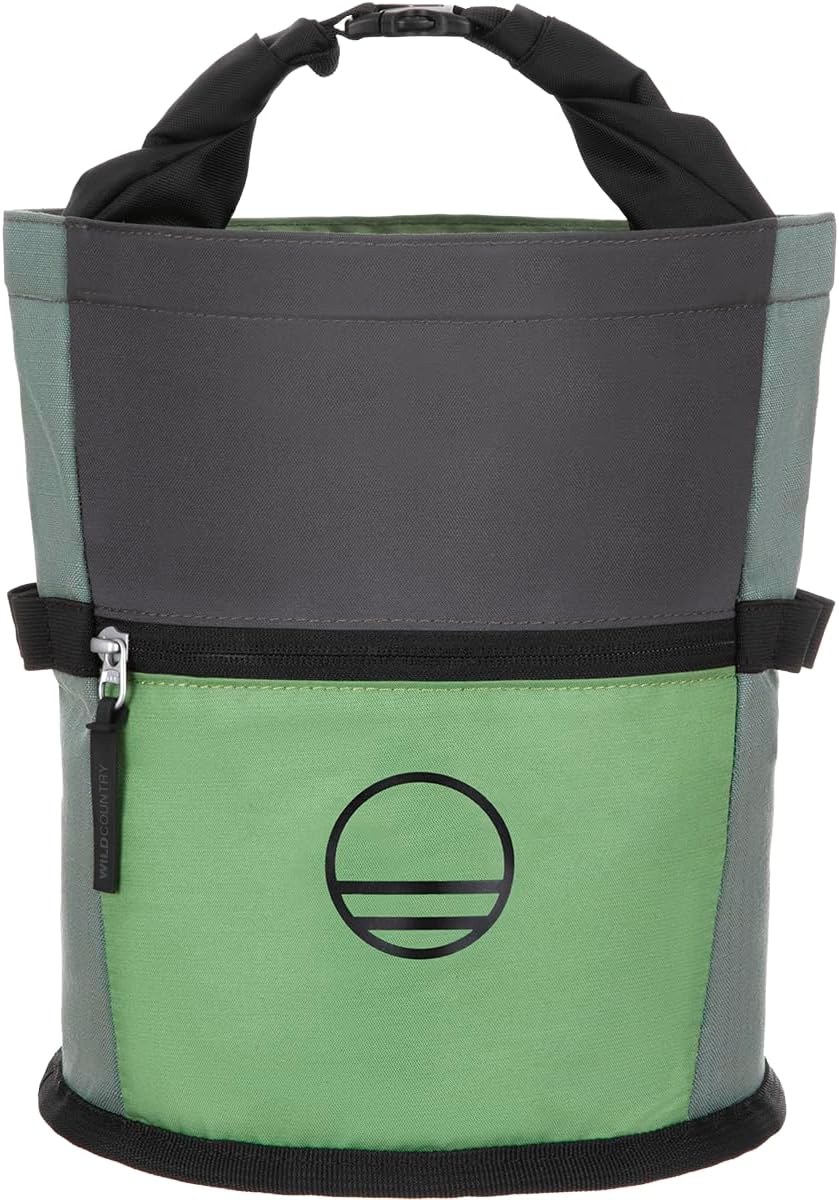 Wild Country Unisex Sequence Chalk Bucket Chalkbag, Green Ivy-Marsh-Onyx, OneSize