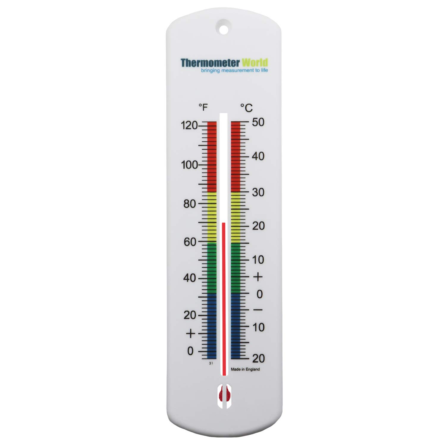 Large 240mm Outdoor Thermometer for Garden, Greenhouse, Home or Office