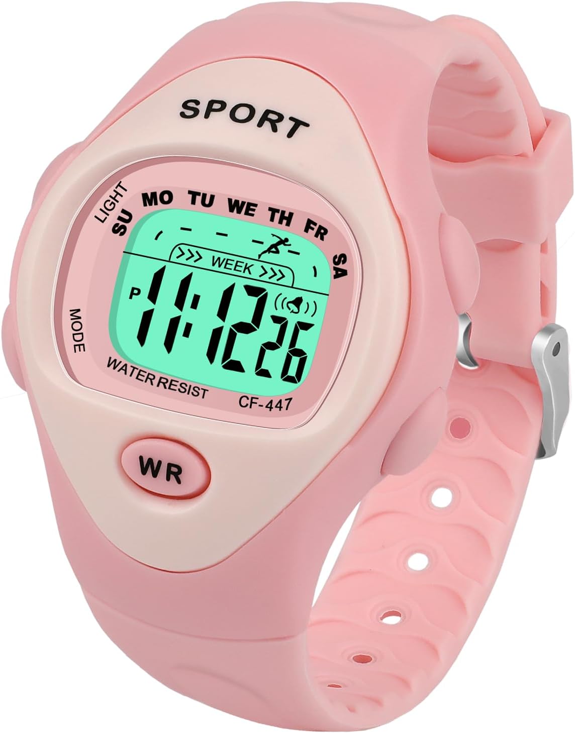 SOCICO Kids Digital Watches for Girls Boys Aged 3-10, Childrens Outdoor Sports Waterproof Watch with Led Light,Alarm Clock, Stopwatch, 12/24H for Kids Great Gifts