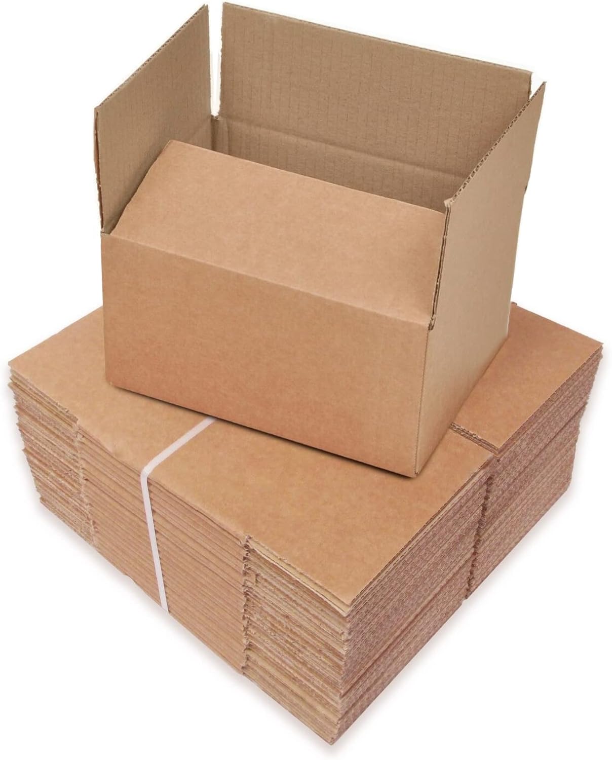 RelianceUK Pack of 25 Single Wall 8x6x4" Small Cardboard Boxes | 203 X 152 X 102mm Shipping Mailing Postal Small Parcel Packing Moving Boxes Gift Box