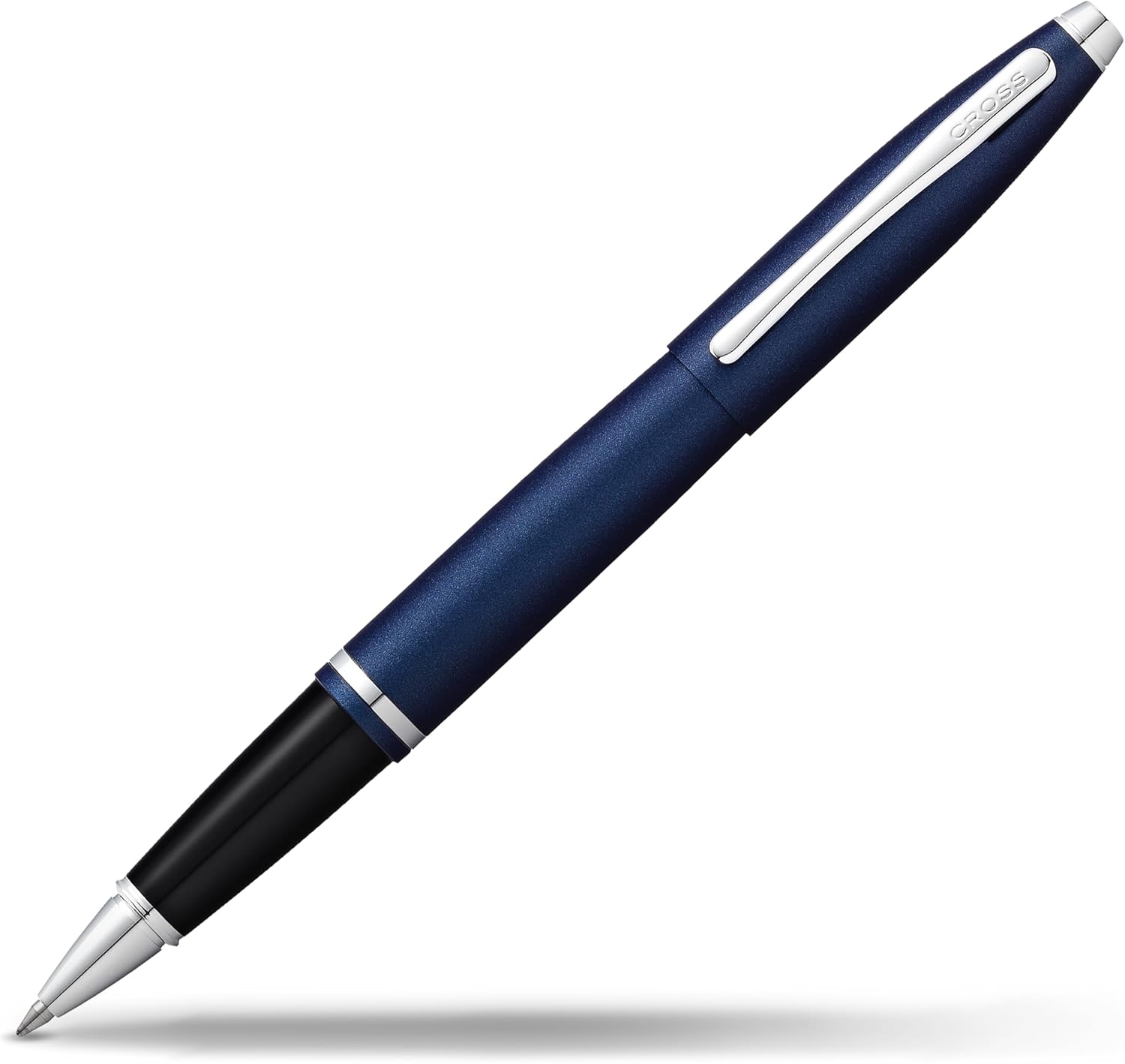 Cross AT0115-18 Calais Matte Metallic Midnight Rollerball Pen Including Gift Box - Blue