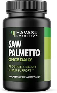 Saw Palmetto for Men Prostate Health Supplement to Promote Urinary Tract Function - 500mg Per Serving - 100 Count - DHT Blocker Hair Vitamin - Vegan, Non-GMO Capsules, Over 3 Month Supply