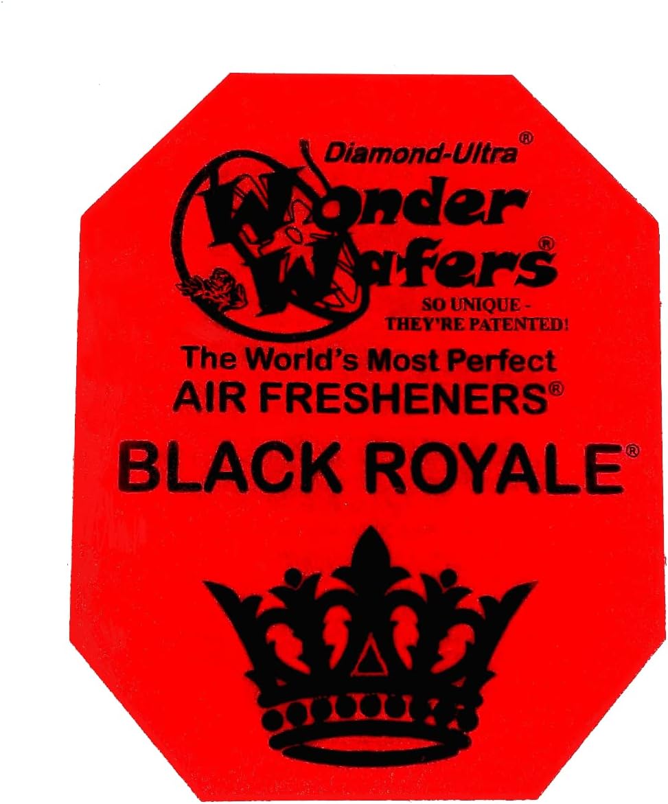 Wonder Wafers 25 CT Individually Wrapped Black Royale Air Fresheners