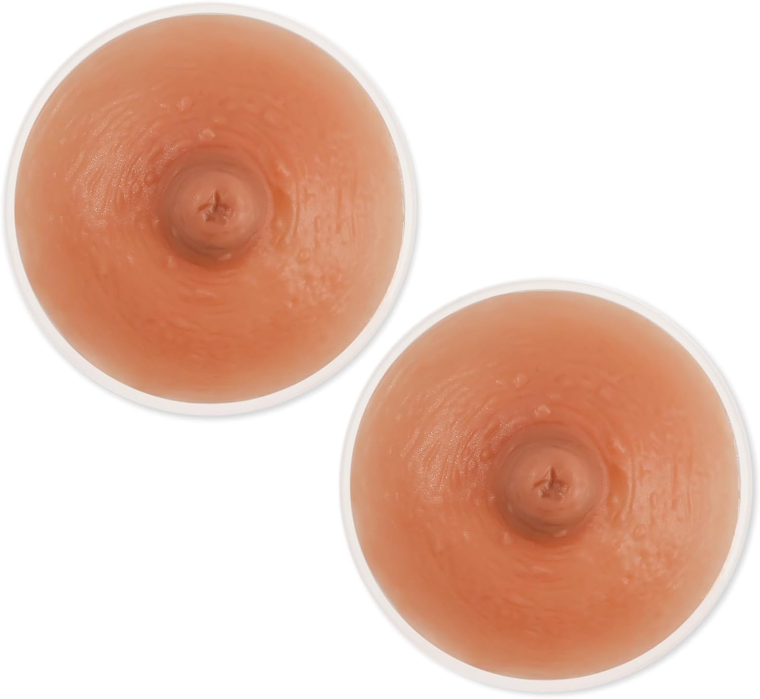 IVITA Realistic Adhesive Silicone Nipples Reusable Attachable Self Adhesive Silicone Nipple for Breast Forms