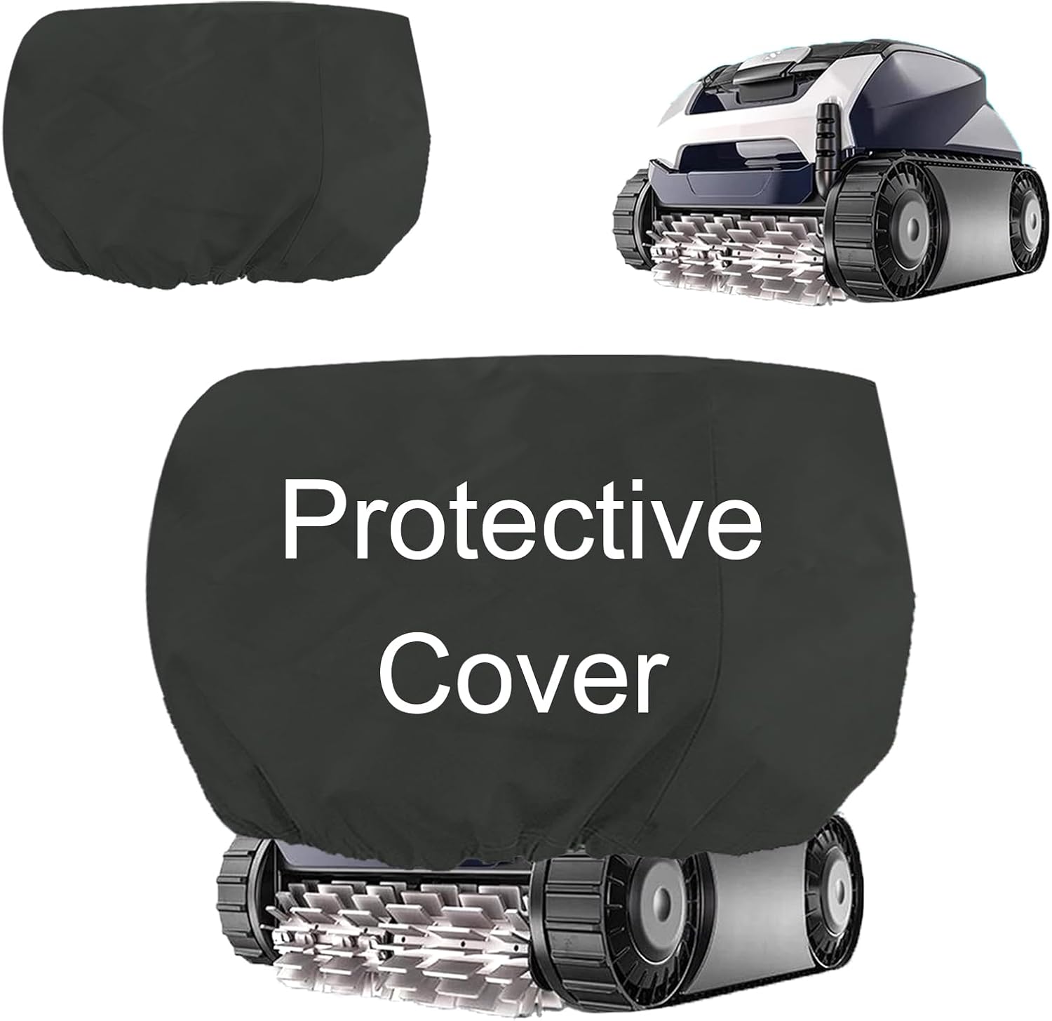 Cover for All Cordless Robotic Pool Cleaner - Keyrank Protective Cover for Above Ground and Ingound Robot Vacuum Waterproof and UV Resistant ,Customized for Automatic Robotic Vacuum,Outdoor Machine
