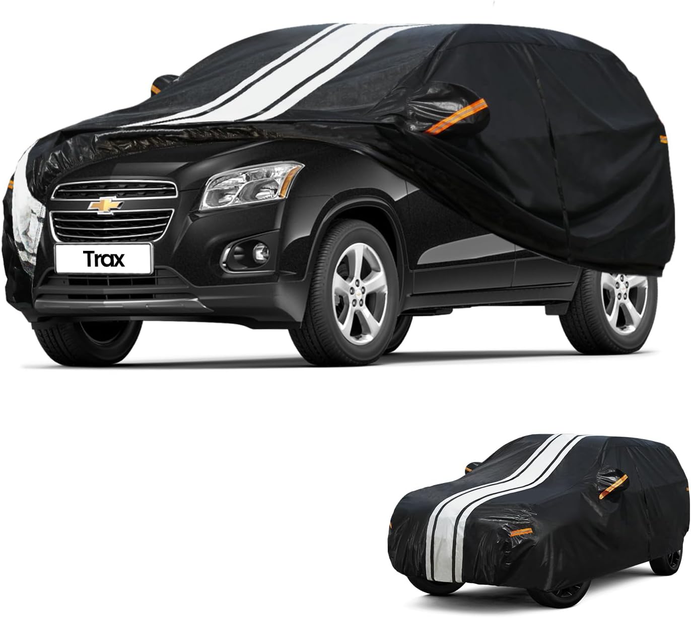 Car Cover Custom Fit for Chevrolet Chevy Trax (2013-2026) Outdoor/Indoor Full Car Cover, with Towel/Dust Bag. All Weather Waterproof Rain Snow UV Sun Protector.