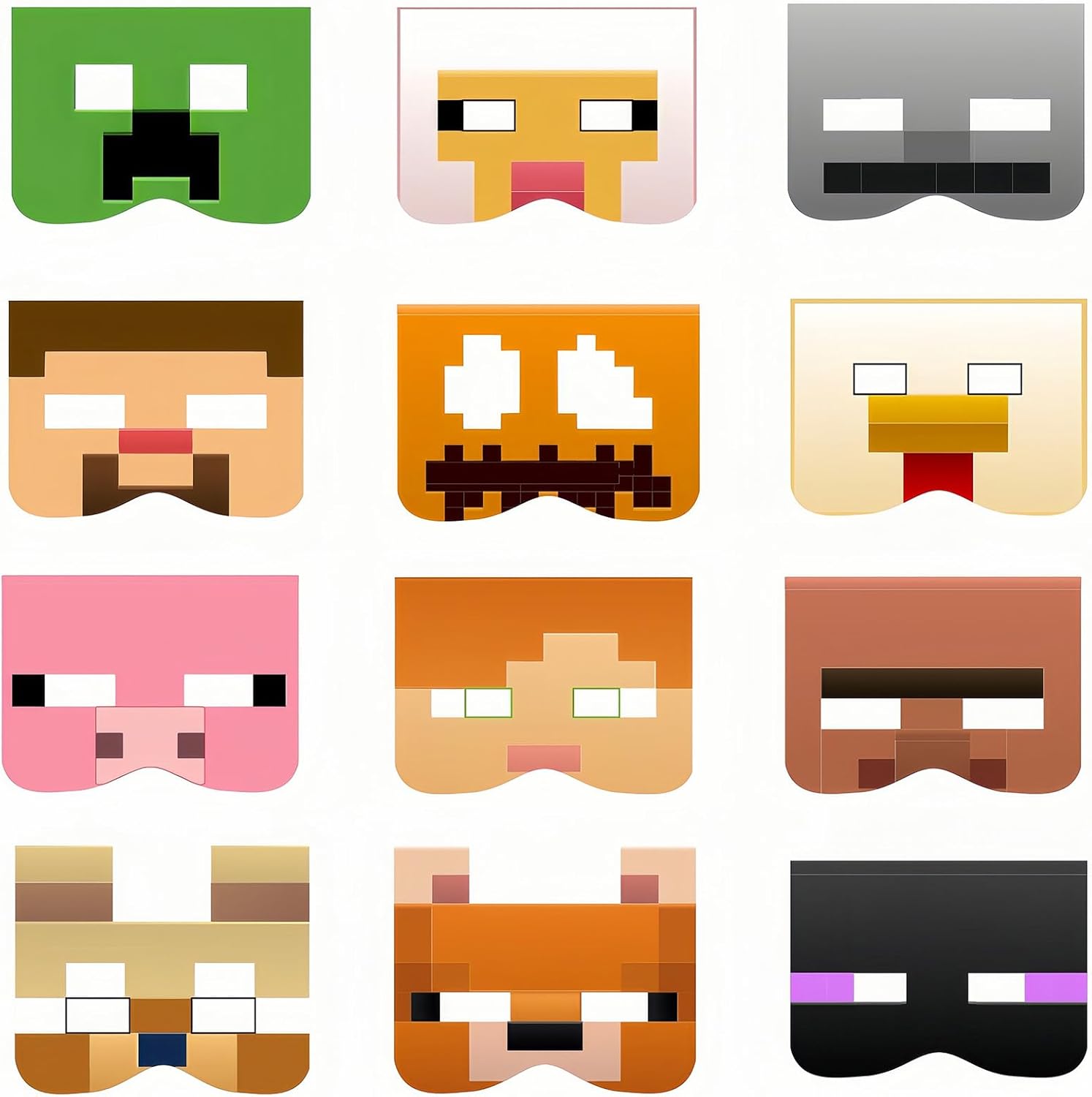 yayafunfun Kids Masks for Party Bag Fillers,12pcs Super Hero Party Masks Dress Up Cosplay Mask,Costumes Party Favors Children Spider Man Masks for Boys Girl Masquerade Birthday Party Supplies