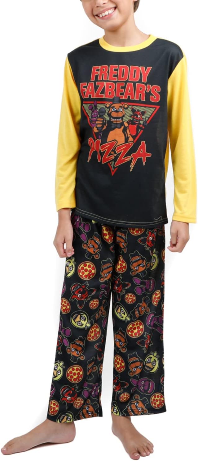 Bioworld Five Nights at Freddy's Video Game Youth Boys Pajama Sleepwear Set